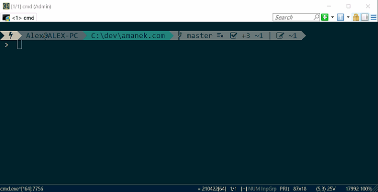 Awesome looking command line prompt